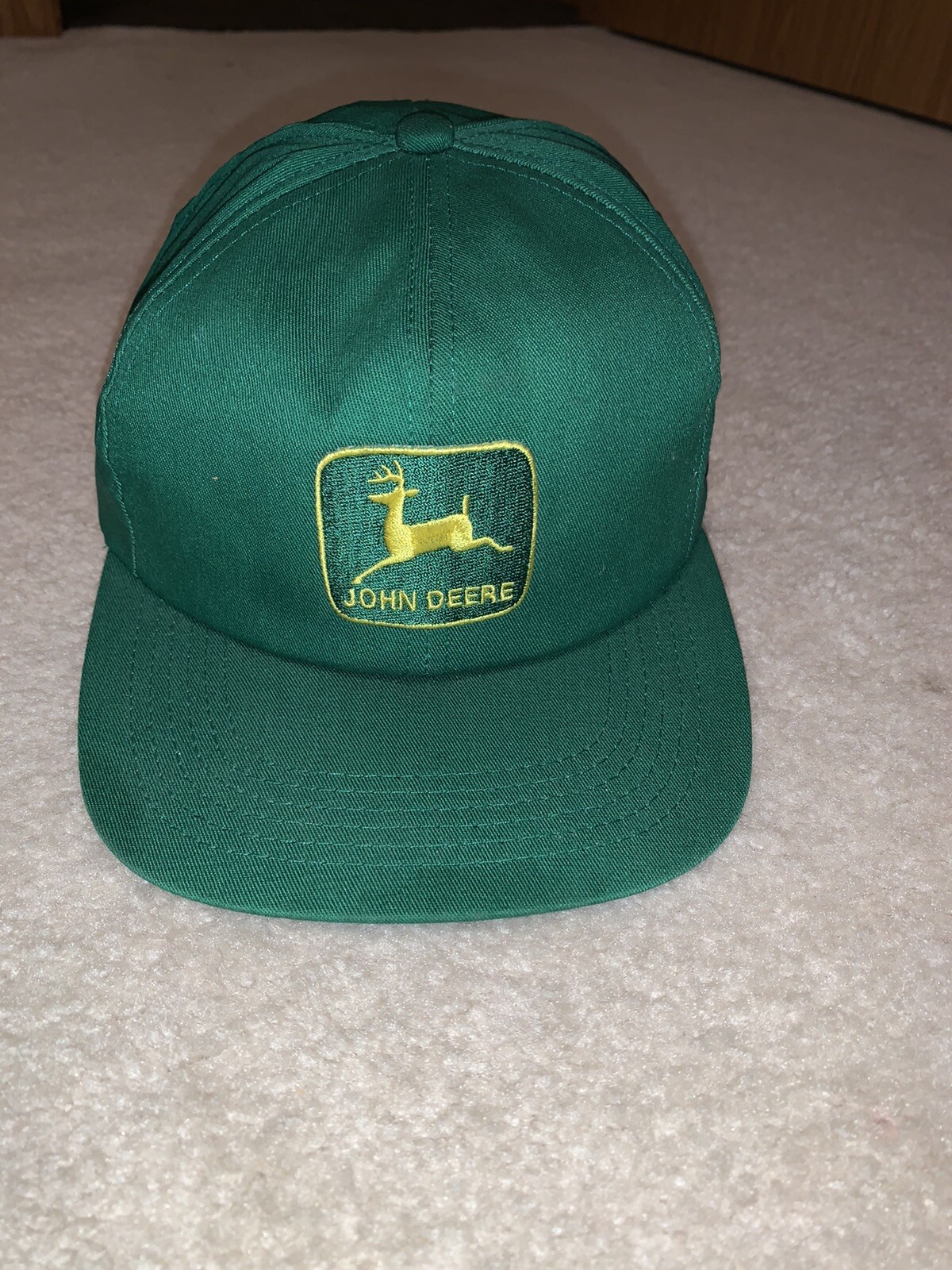John Deere Hat Vintage Combine Tractor Snapback Cap P… Gem