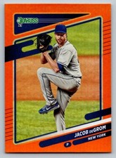 2021 Panini Donruss - Jacob deGrom #150 Holo Orange New York
