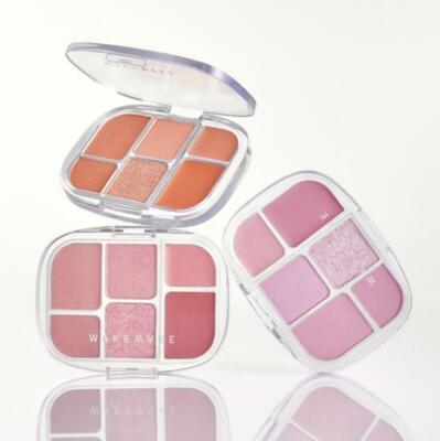 WAKEMAKE Soft Sheer Multi Palette 6.4g 3colors with Mini Brush Gift K-Beauty