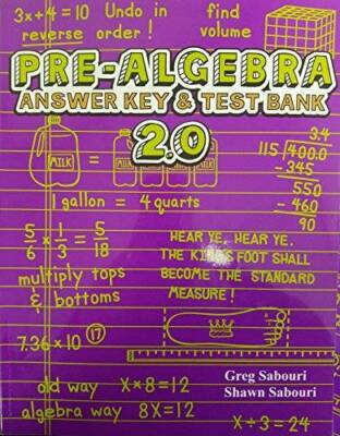 Teaching Text Books PRE Algebra Text And Answer Keys VER. 2.0 - GOOD
