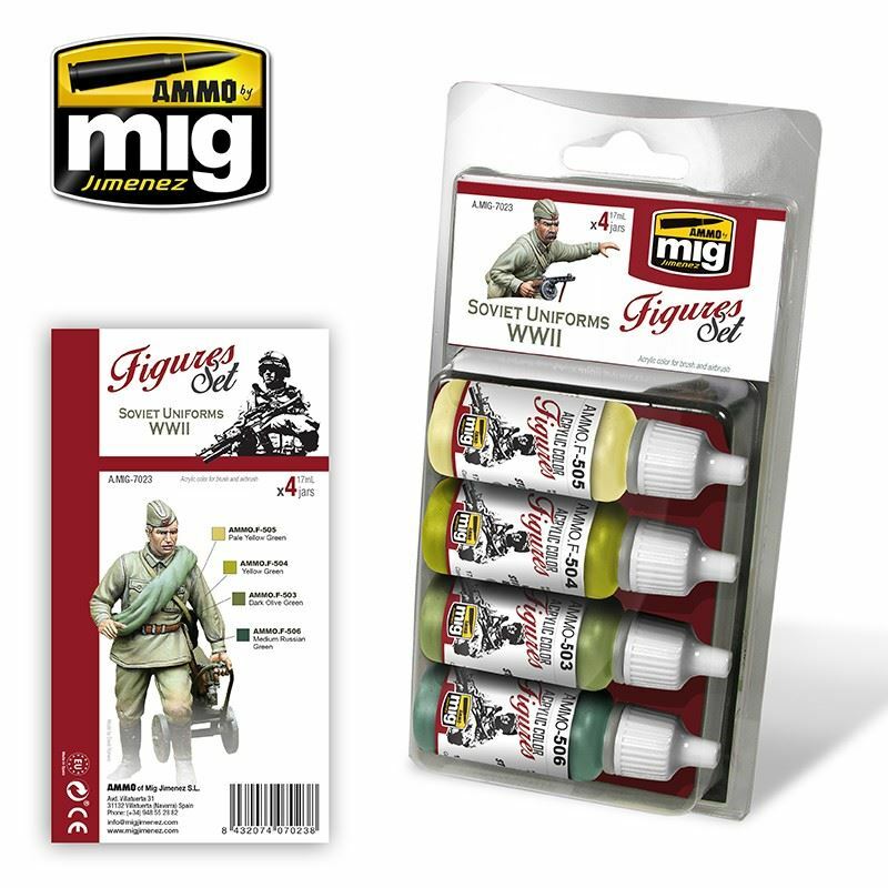 Ammo by Mig Figures Set - Soviet Uniforms WWII
