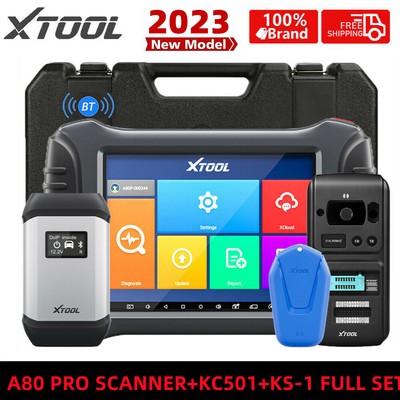 XTOOL A80 PRO+KC501+KS-1 Auto IMMO K!ey Coding Bidirectiona Diagnostic Scan Tool