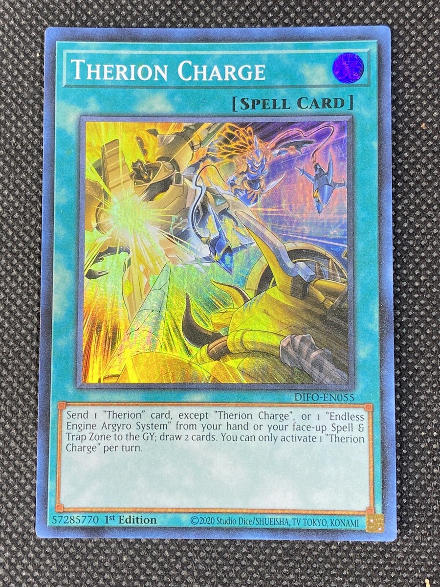 YuGiOh! - Therion Charge DIFO-EN055 Super Rare 1st Edition Near Mint YuGiOh! - Therion Charge DIFO-EN055 Super Rare 1st Edition Near Mint