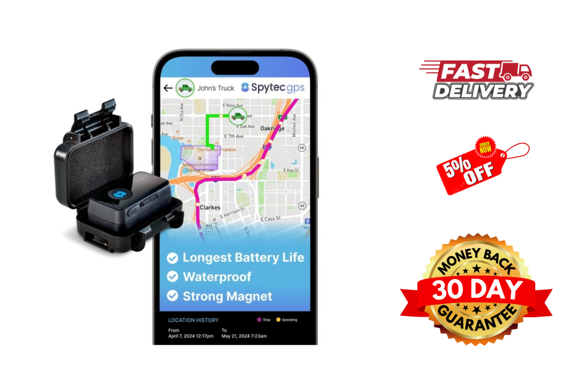 Spytec Mini GPS Tracker for Vehicles Cars Trucks and Loved Ones