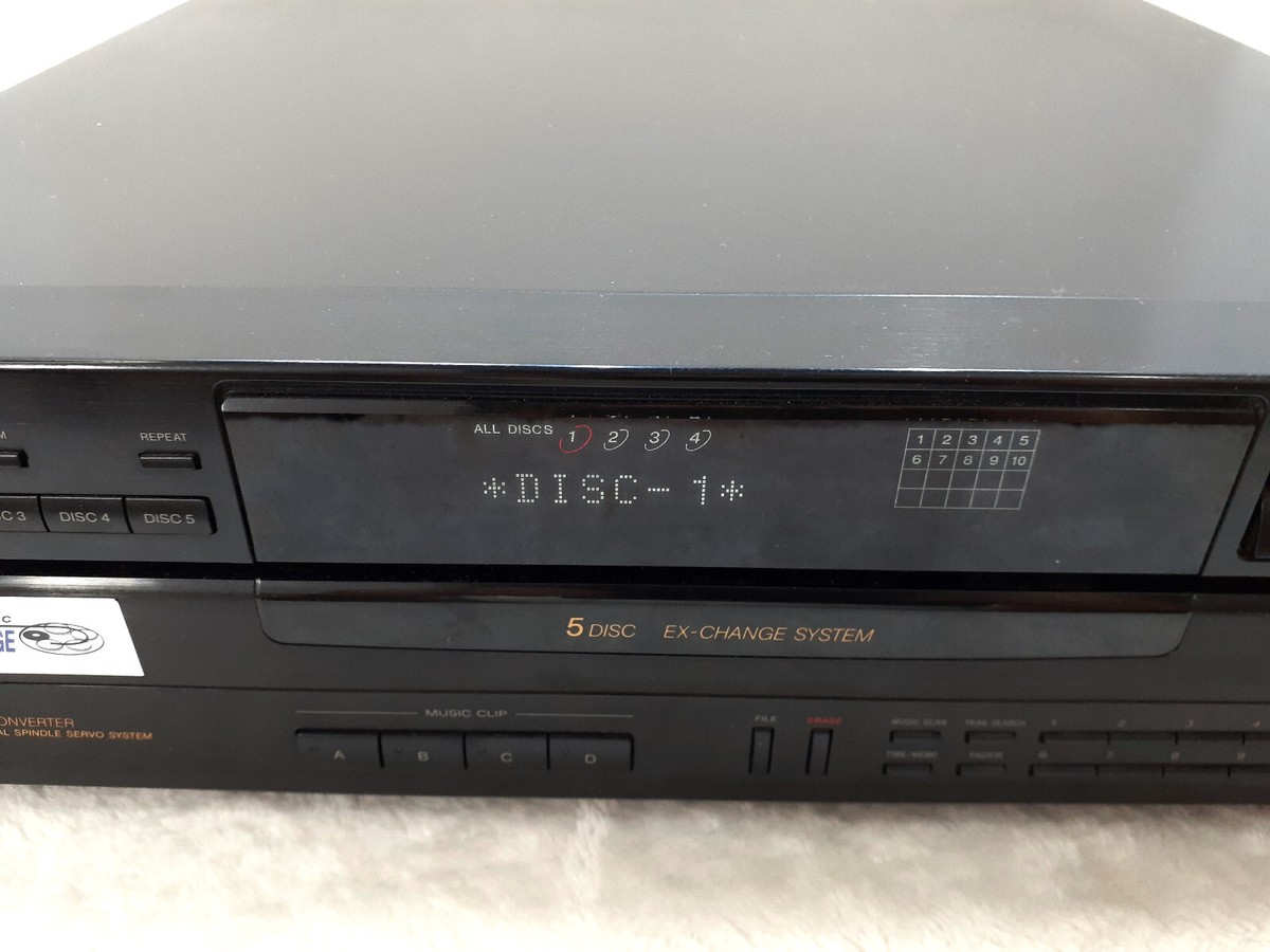 Sony Cdp-c545 5 Disc Multi-disc CD Player Changer Media System for