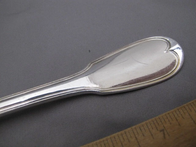 Fine 18TH  C French THREAD Pattern TABLESPOONS-L-J Anthiaume, Paris ca 1782 - Image 2 of 4