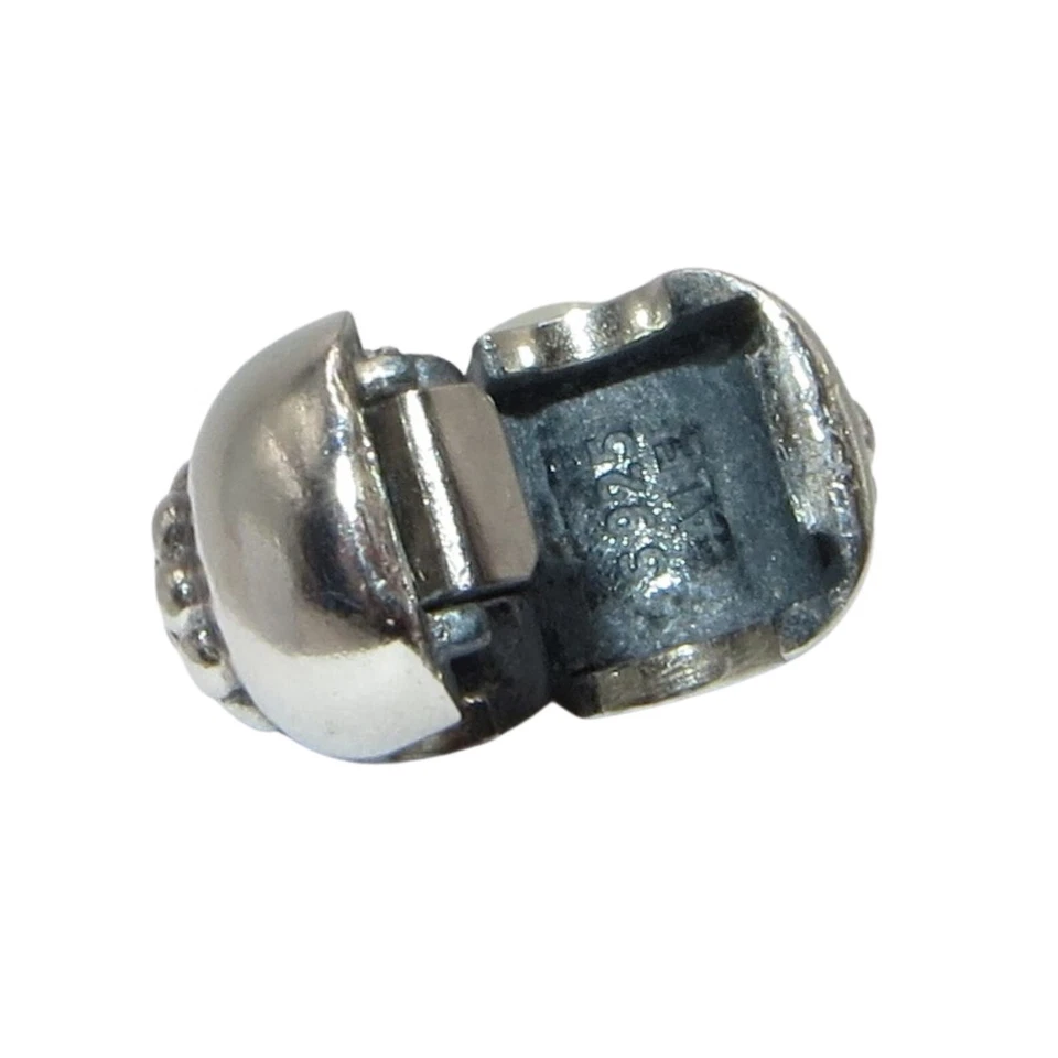 Pandora rara! Berloque clipe pérola branca da sabedoria transparente CZ e SS .925 790873P - Imagem 4 de 4