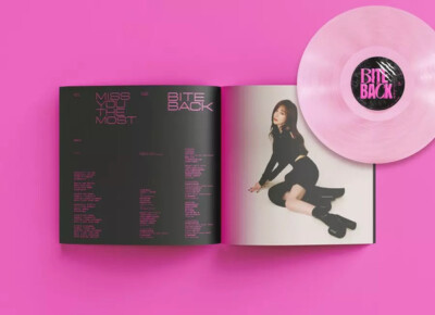王心凌 Cyndi Wang 2024 Bite Back Taiwan Ltd Opaque Pink Vinyl LP