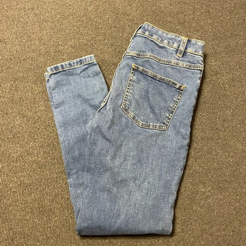 Dotti Denim Jeans Blue Womens Size 10 Distressed Stretch Cotton Blend High Rise