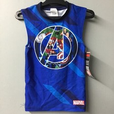 GK Elite GKids Boys Avengers Gymnastics Compression Shirt Size CL Child Large 
