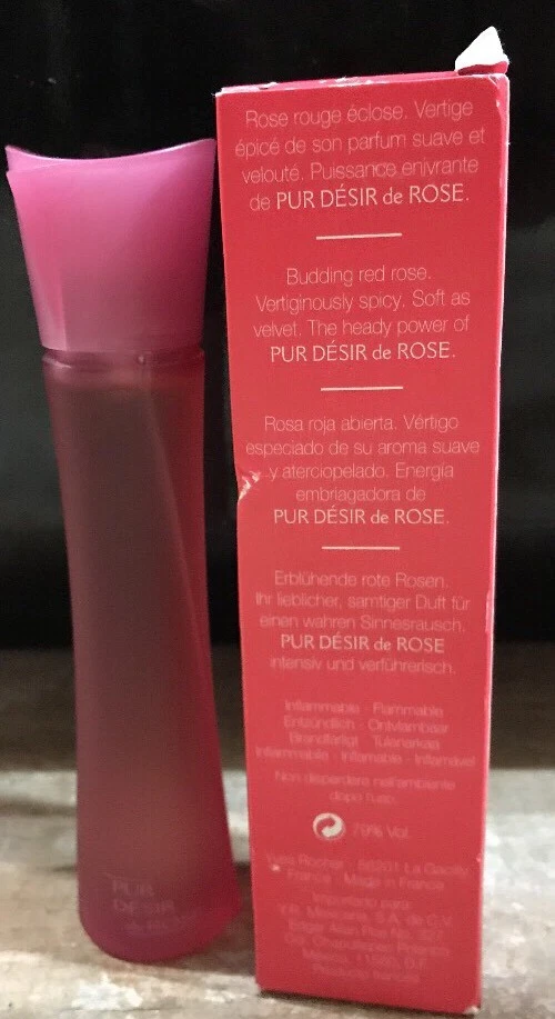 Mujer YVES PUR DESIR DE ROSE EDT Spray Completo En Caja Abierta 2 Oz/60 Ml Raro~ Foto 3 de 4