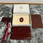 Must De Cartier 2C Logo Trifold Bordeaux Leather Wallet w/ authenticity card/box
