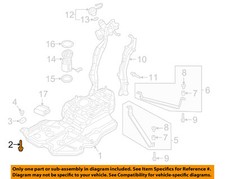 VW VOLKSWAGEN OEM 2018 Atlas 3.6L-V6 Fuel System-Fuel Tank Mount Bolt N91159101