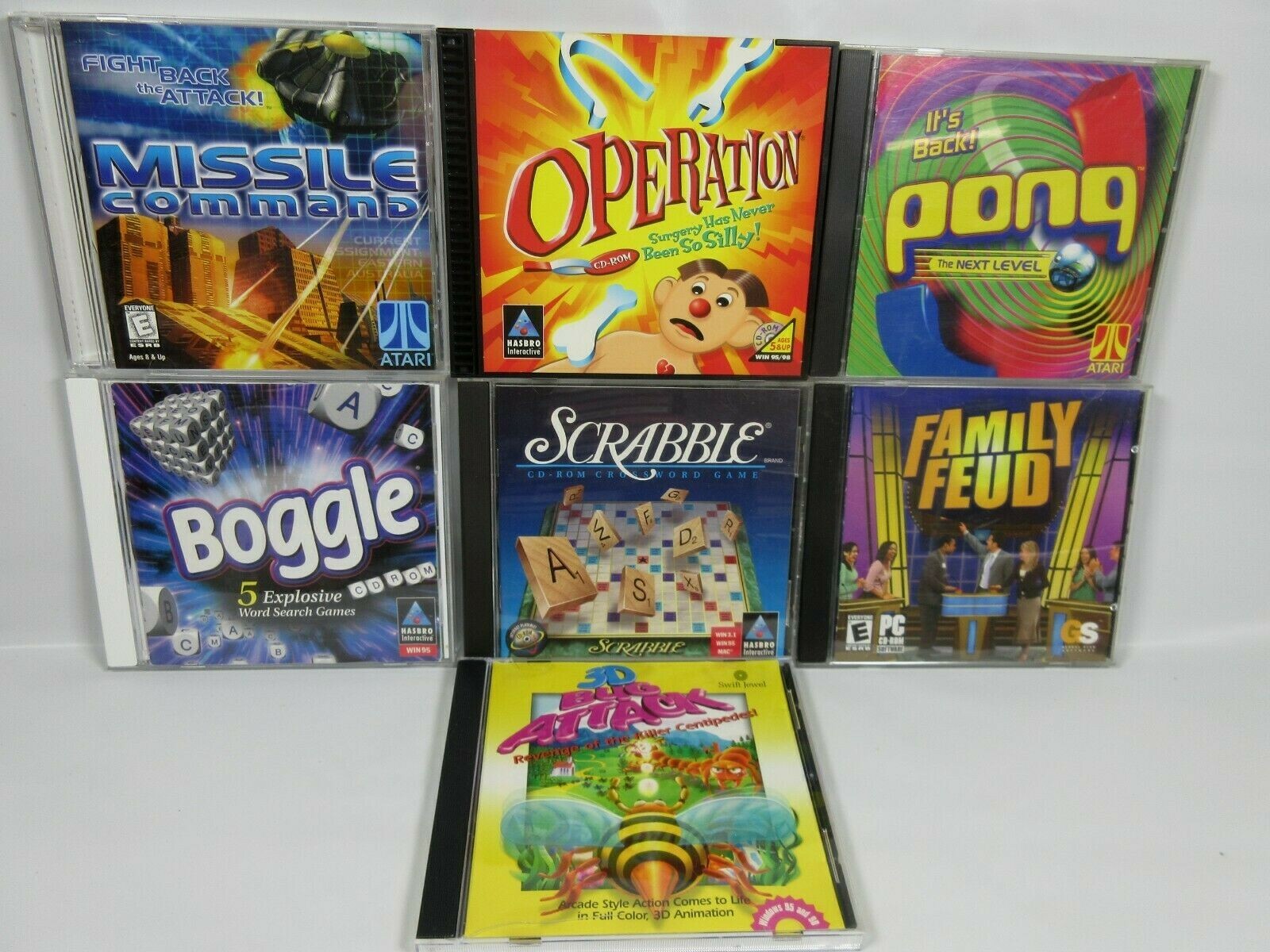 Lot of 7 Older Pc Cd Rom Games (Board Games/Game Show/Kids) | eBay