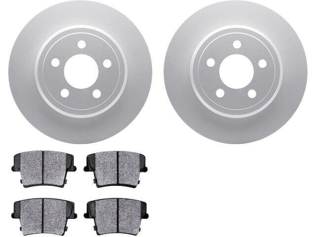 Front and Rear Brake Pad and Rotor Kit For 99-06 Saab 95 2.3t Gary Fisher VM47X1