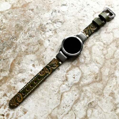 Banda verde amarilla en relieve para Garmin Descent X50i, Mk2S, Mk3i 43 mm -A20B18 - Imagen 3 de 5