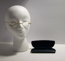 Antique Vintage S.P.A. Round Lens Wire EYEGLASSES, with Case