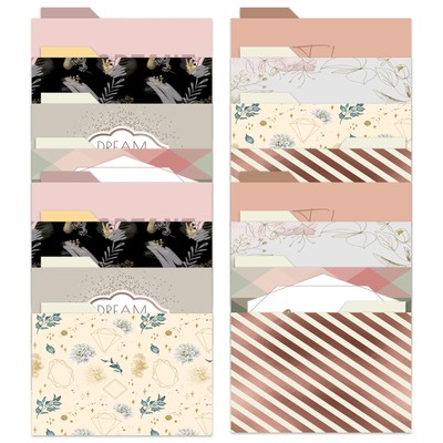 Decorative File Folders, Cute Folders, File Folders Decorative, Rose Gold 9.5...
