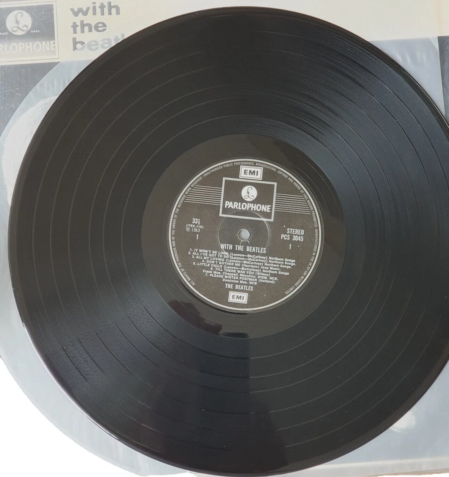 The Beatles ‎– With The Beatles Parlophone ‎– PCS 3045 UK 1976 - 1980 - Bild 3 von 4