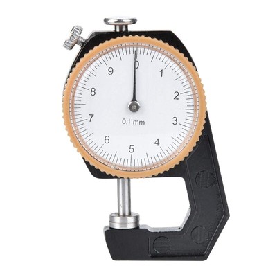 Thickness Gauge Round Dial Indicator Portable Accurate Measuring Accuracy 0.1mm