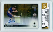 2020 Billy Gilmour Topps Stadium Club Chrome Gold Autographed Rookie /50 HGA 9.5