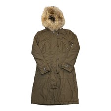 Marloboro Classics Brown Parka Coat Padded Womens Medium