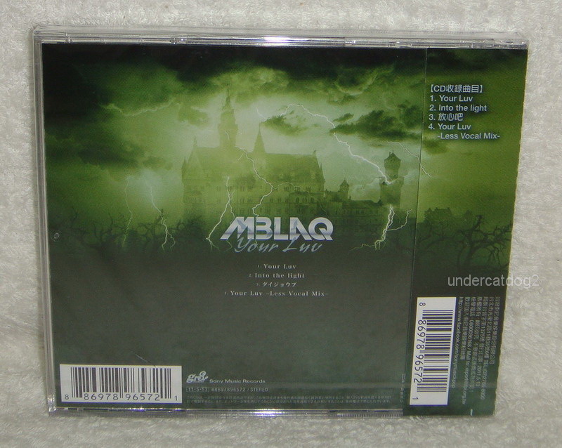 MBLAQ Your Luv Taiwan Ltd CD only +Card | eBay