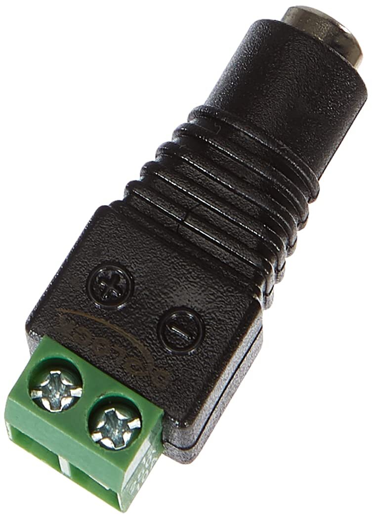 DELOCK Adapter Terminalblock 2Pin -> DC 2,5 x 5,5m NUOVO