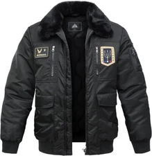 Moerdeng B15 Military Bomber Flight Aeronautica Militare Style Jacket Size Large