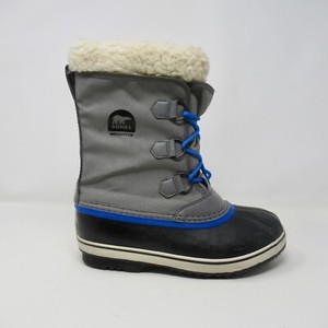 Sorel Boots Carnival Waterproof Nylon Grey PewterSnow Boots Womens 6 | eBay