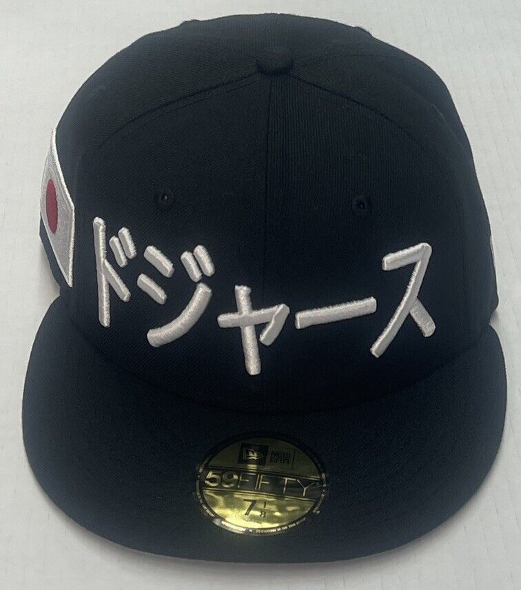 Size:71/8 New Era 59FIFTY LA DODGERS JAPANESE Writing SIDE Size:71/8 New Era 59FIFTY LA DODGERS JAPANESE Writing SIDE