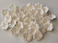 30 Wedding  Edible Fondant Flowers Sugar Paste Petunia Style Toppers Cake Decor