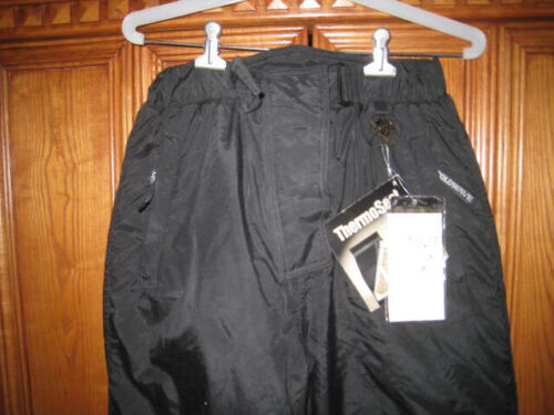 NWT! Vntg Cold Wave Men's Sz M Snowmobile Insulated ICE AGE Pants Black - Picture 8 of 10