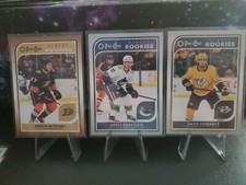 2021-22 Upper Deck Series 2 Hockey 3 CARD LOT OF O Pee Chee Glossy Rookies