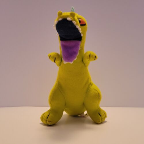 Rugrats Reptar 6-1/4" Bolsa de Frijoles Peluche Nickelodeon 1998 Viacom Juguete de Peluche De Colección - Imagen 2 de 9