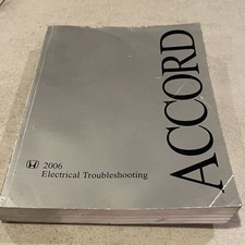 2006 Honda Accord Electrical Troubleshooting Manual
