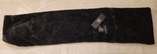Marcus Adler New York Women's Faux Fur  Pull Through Collar Scarf, Color Black 