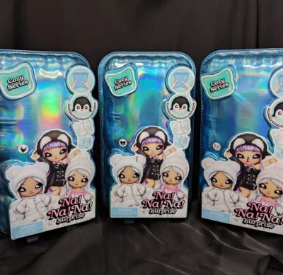 MGA NA NA NA SURPRISE 2 IN 1 DOLL AND POM PURSE COZY, TIERAUSWAHL, NEU