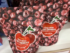 2 Packs Trader Joe's Organic Freeze Dried Tart Cherries Pitted 1.2 oz Each NEW
