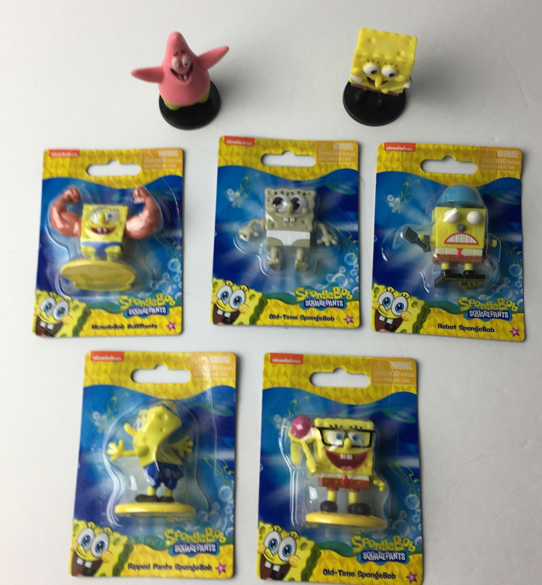 Spongebob Squarepants• Set of 7: Fishing/Rip Pants/Old/Robot