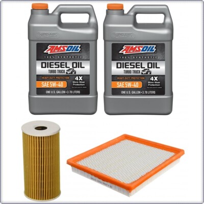 AMSOIL 5W40 ADO MOTORÖL ÖLFILTER LUFTFILTER FÜR CHRYSLER GRAND VOYAGER 2.8 CRD