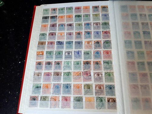 FRANCOBOLLI "IMPERO TEDESCO", due album spessi non assortiti - Foto 11 di 24