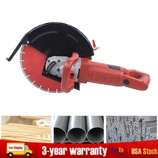 Concrete Cut off Saw Wet Dry Concrete Saw Cutter w/ Water Pump+Blade 14" 3000W