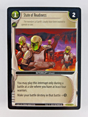 State of Readiness #46 - Incursion, Wars TCG card (2004 Decipher) 1U46