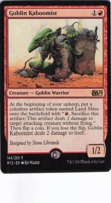 GOBLIN KABOOMIST 144 RARE MAGIC: THE GATHERING