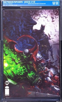 Batman / Spawn #1 E DC 2023 F Mattina McFarlane Uncirculated Collect Soft Slab