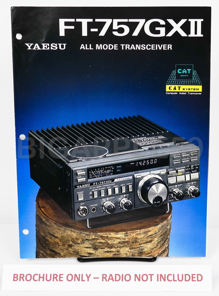 Brochure For Yaesu FT-757GX II All Mode HF Ham Amateur Radio