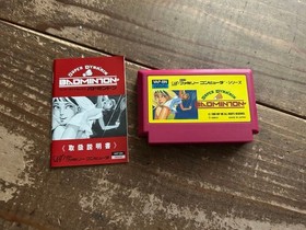 [FC] Famicom Super Dynamics Badminton [Box /Instruction /Startup confirmed]