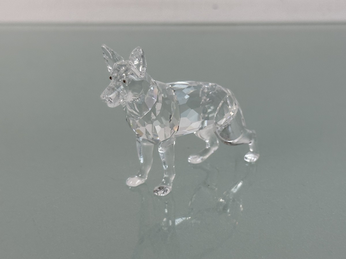 Swarovski Figurine 235484 German Shepherd 8cm. - Excellent
