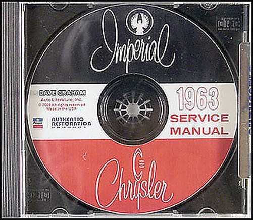 Chrysler Werkstatthandbuch CD 63 Imperial Newport 300 New Yorker Service 1963-image